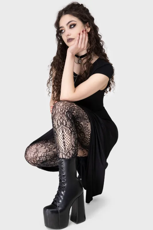 Empyrean Lace Tights sold by Killstar