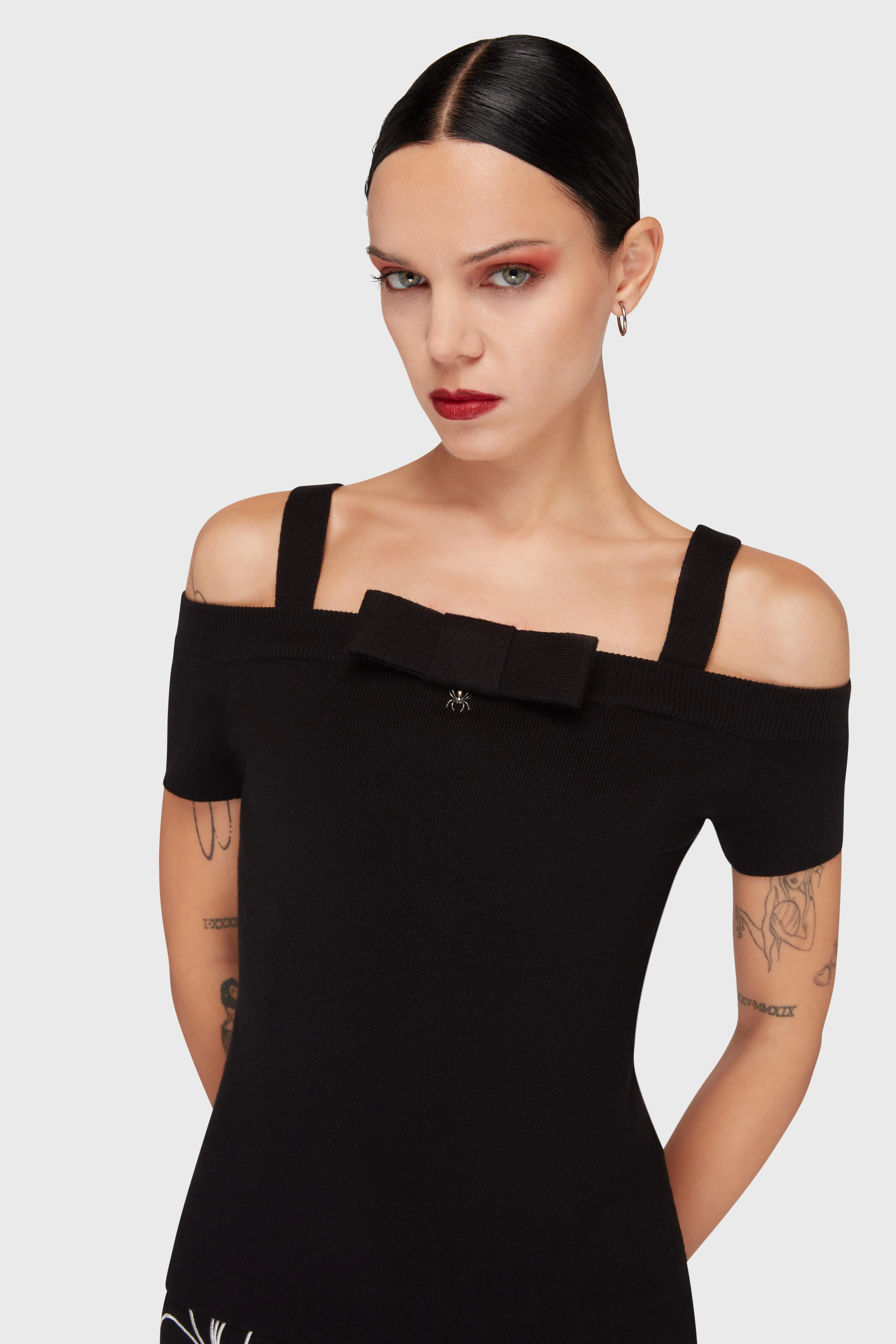 Graveyard Swing Bardot Top sold by Killstar product image thumbnail 3