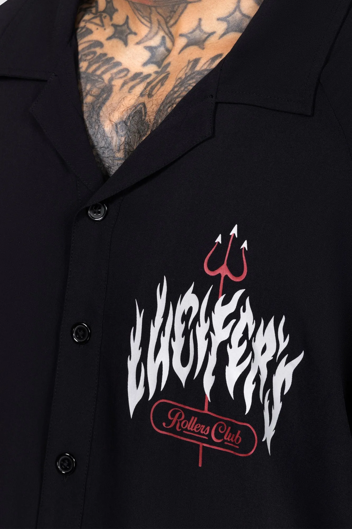 Lucifers Roller Club Shirt sold by Killstar product image thumbnail 3