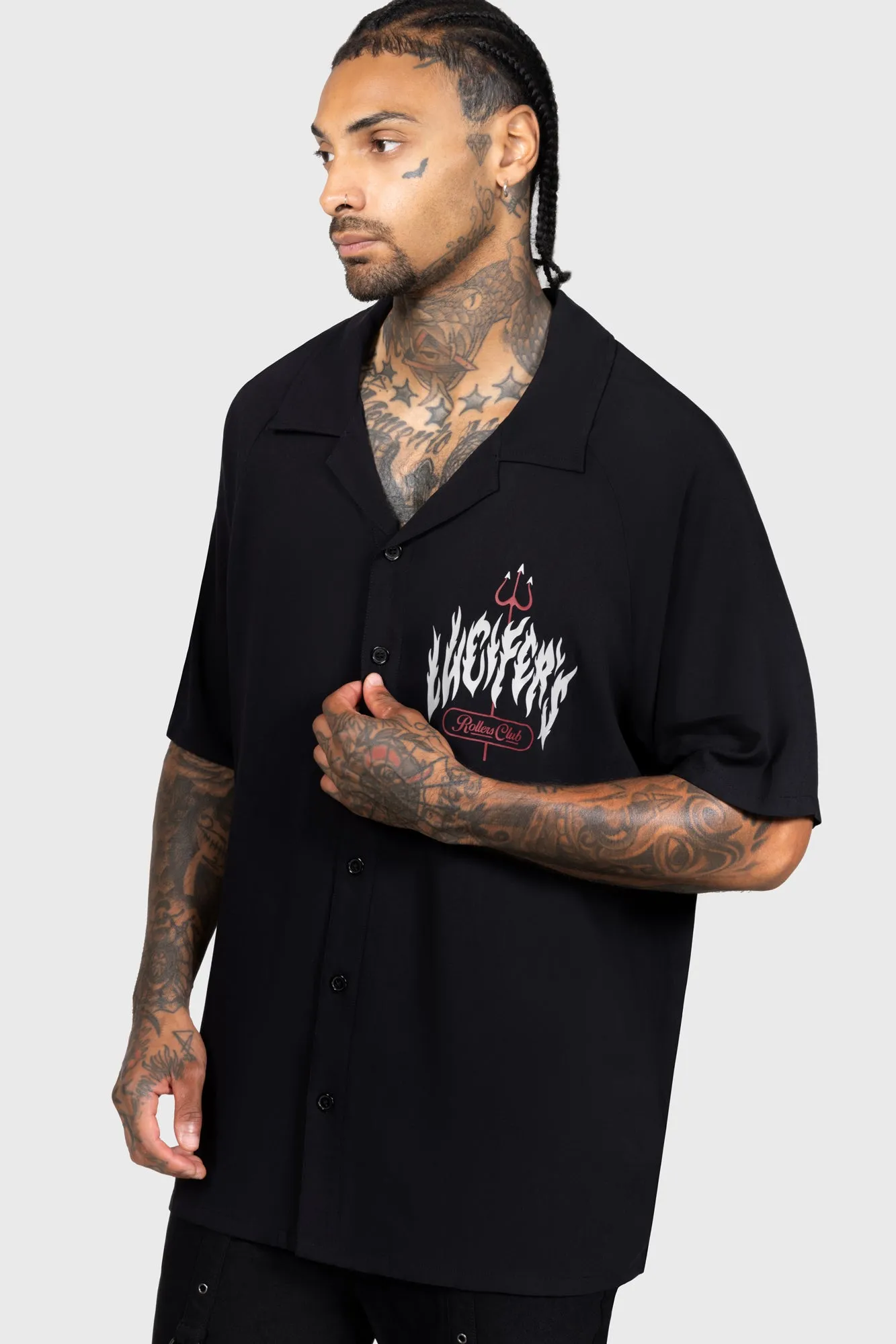 Lucifers Roller Club Shirt sold by Killstar product image thumbnail 4