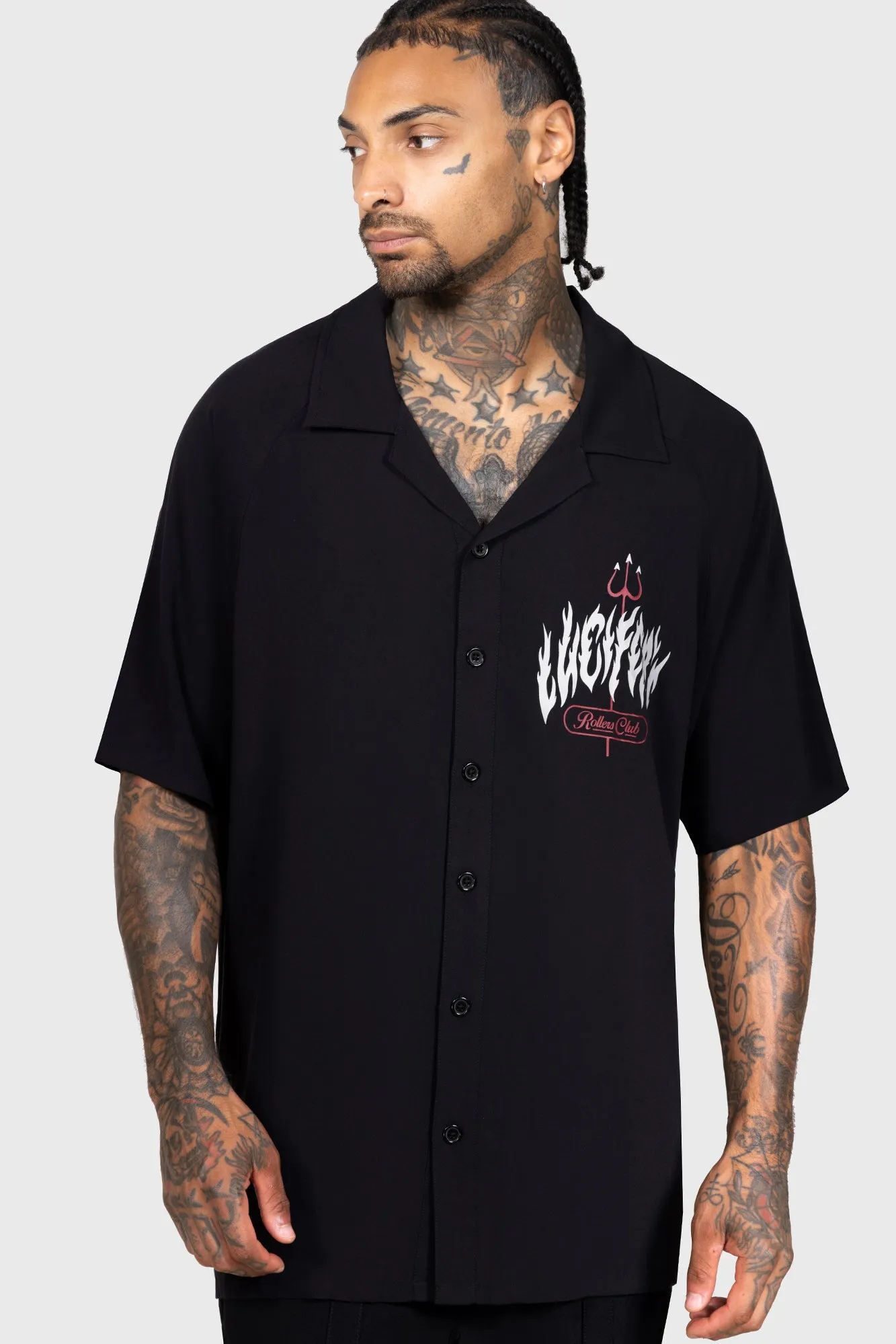 Lucifers Roller Club Shirt sold by Killstar product image thumbnail 2