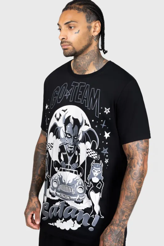 Go Team Satan T-Shirt sold by Killstar