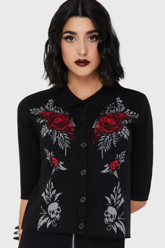 Batty Blaze Cardigan sold by Killstar