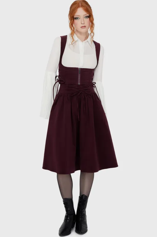 Violet's Ballad Underbust Corset [Mauve] sold by Killstar