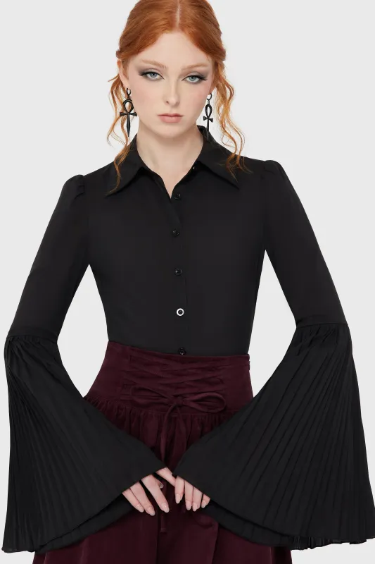 Alexandra's Mournng Shirt [Black] sold by Killstar