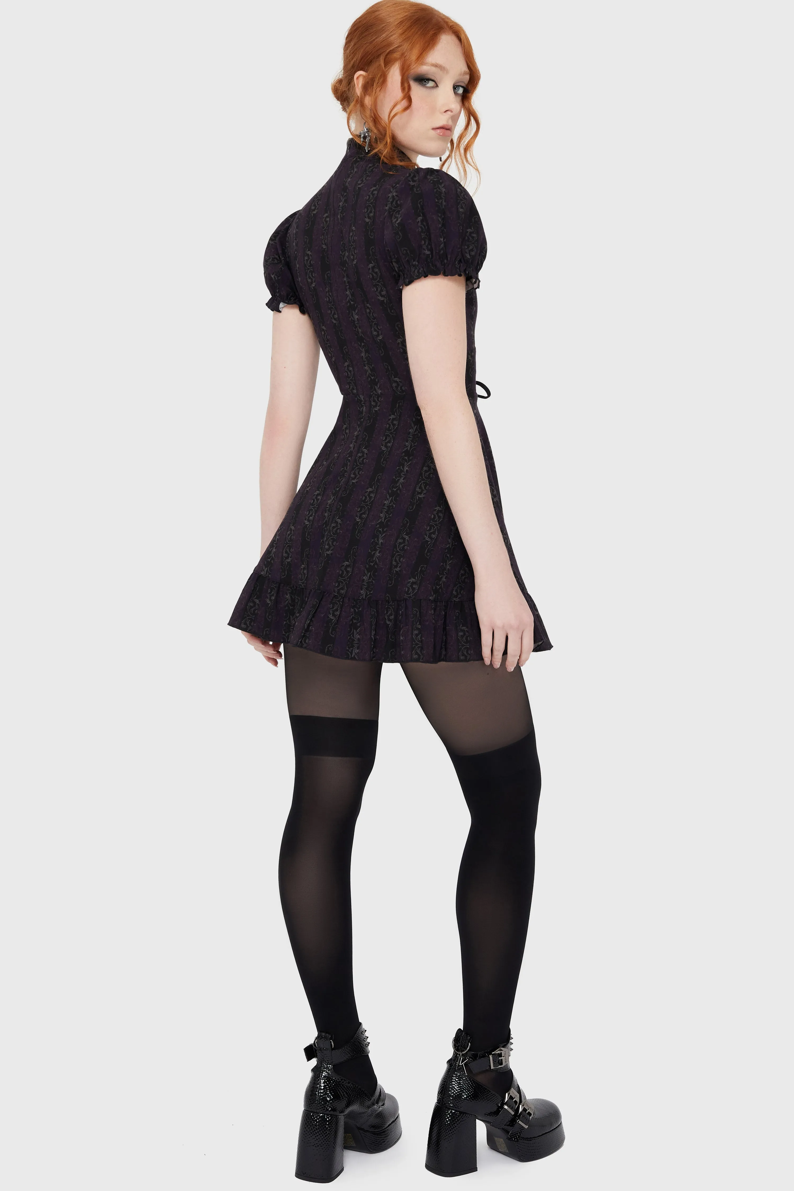 Haunted Phase Mini Dress sold by Killstar product image thumbnail 4
