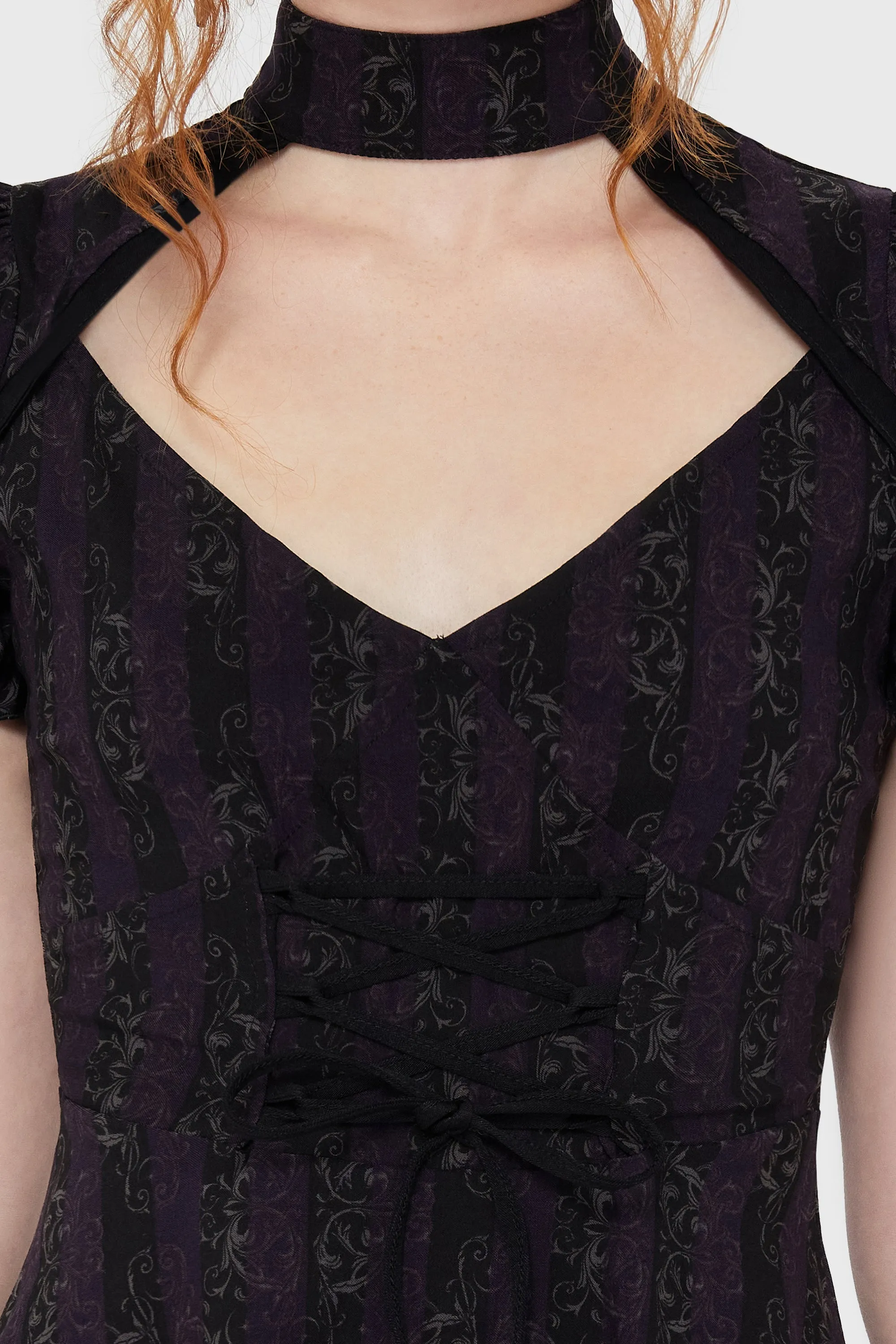 Haunted Phase Mini Dress sold by Killstar product image thumbnail 2