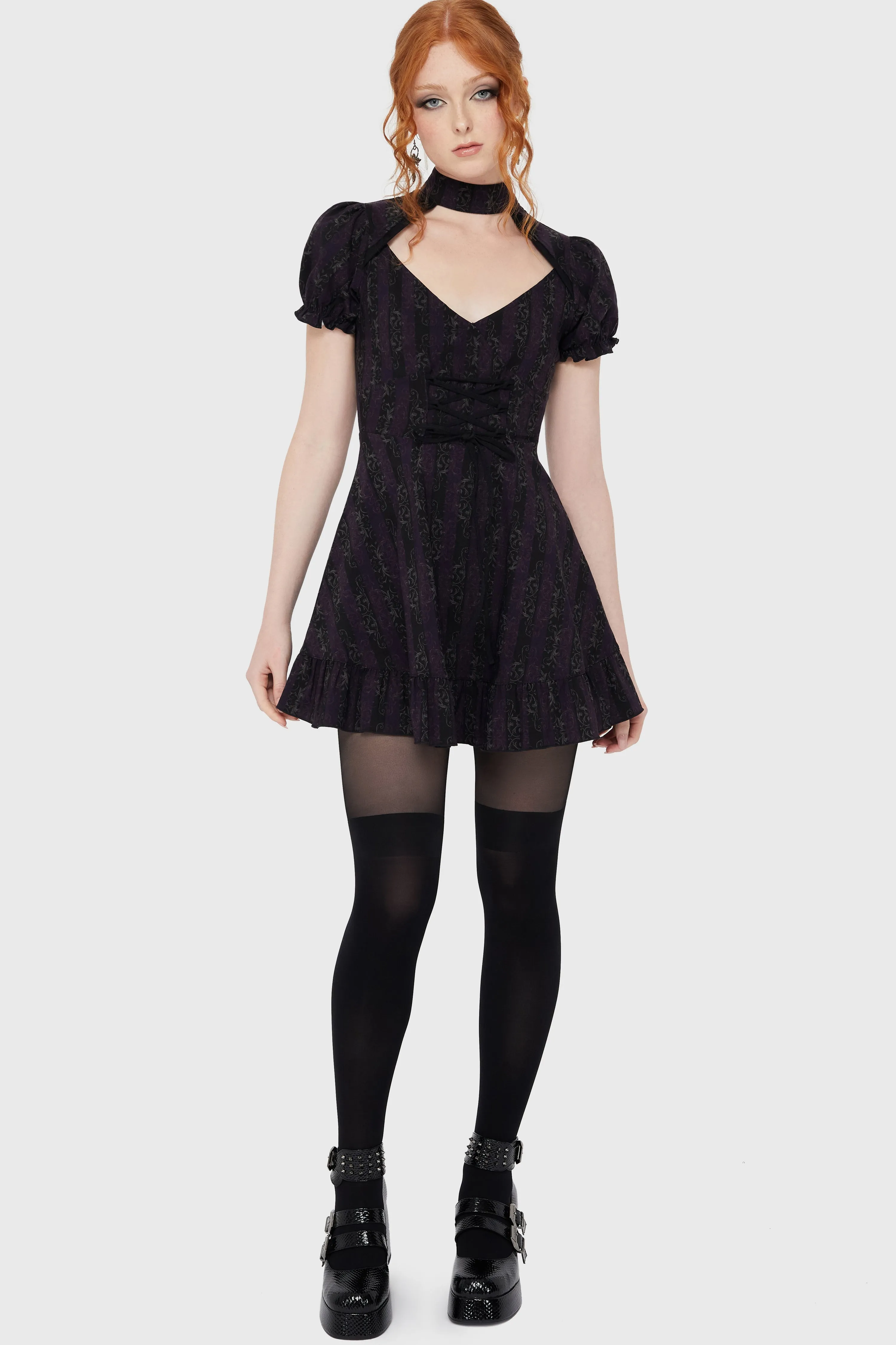 Haunted Phase Mini Dress sold by Killstar product image thumbnail 3
