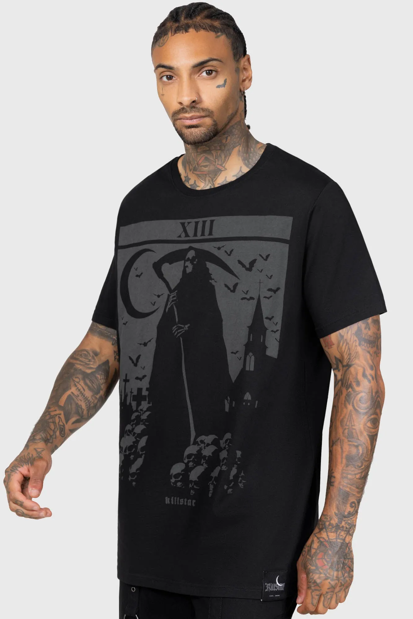 Death's Graveyard Short Sleeve T-Shirt sold by Killstar product image thumbnail 3