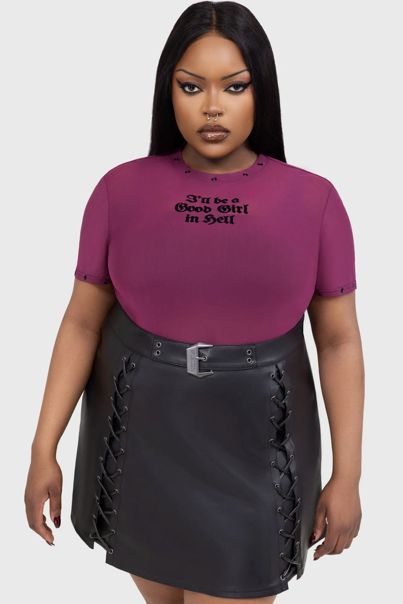 Good Girl In Hell T-Shirt sold by Killstar product image thumbnail 5