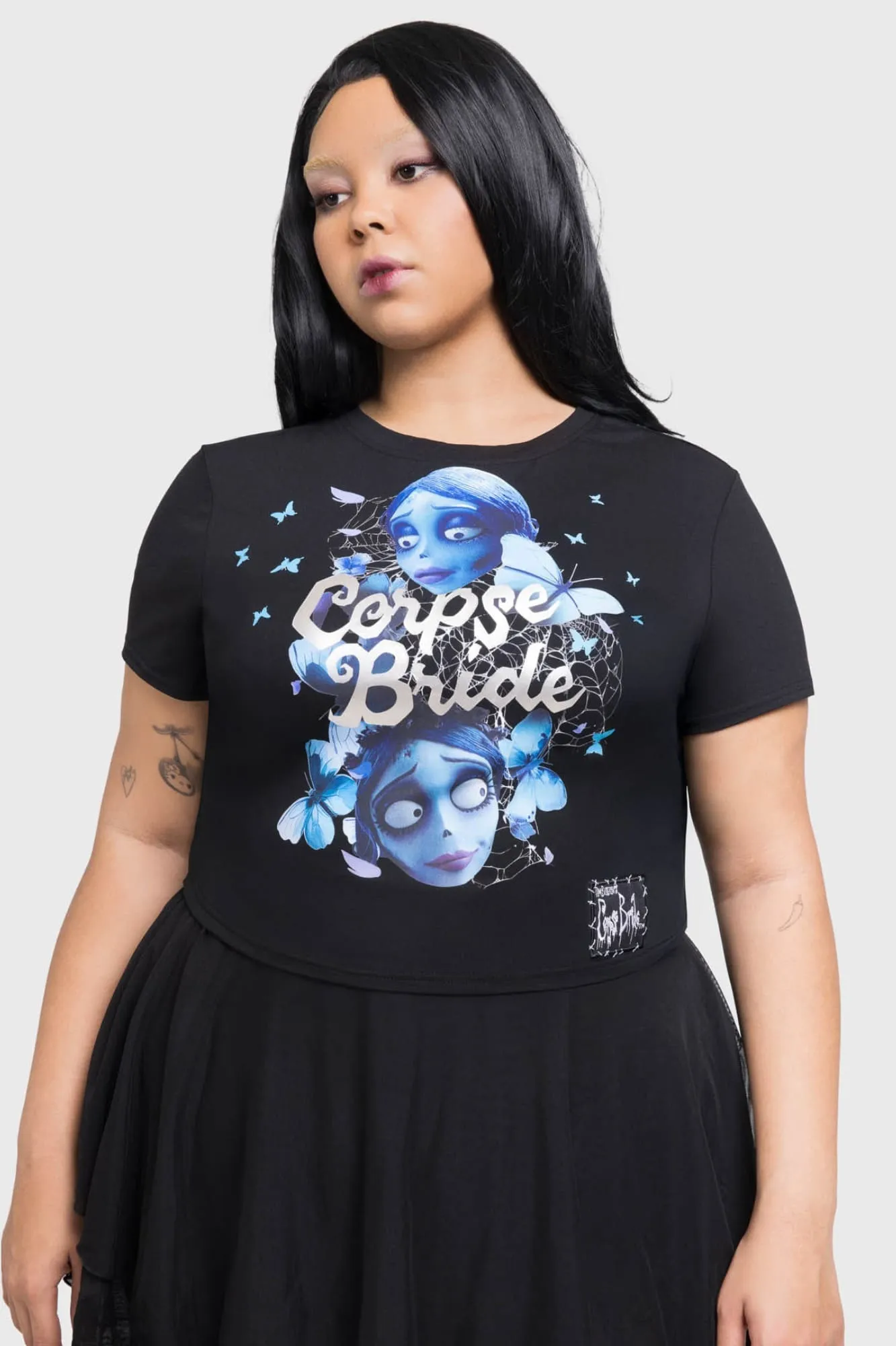 Corpse Bride Shrunken T-Shirt sold by Killstar product image thumbnail 4