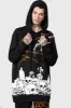 Pumpkin Reaper Hoodie sold by Killstar