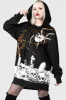 Pumpkin Reaper Hoodie sold by Killstar