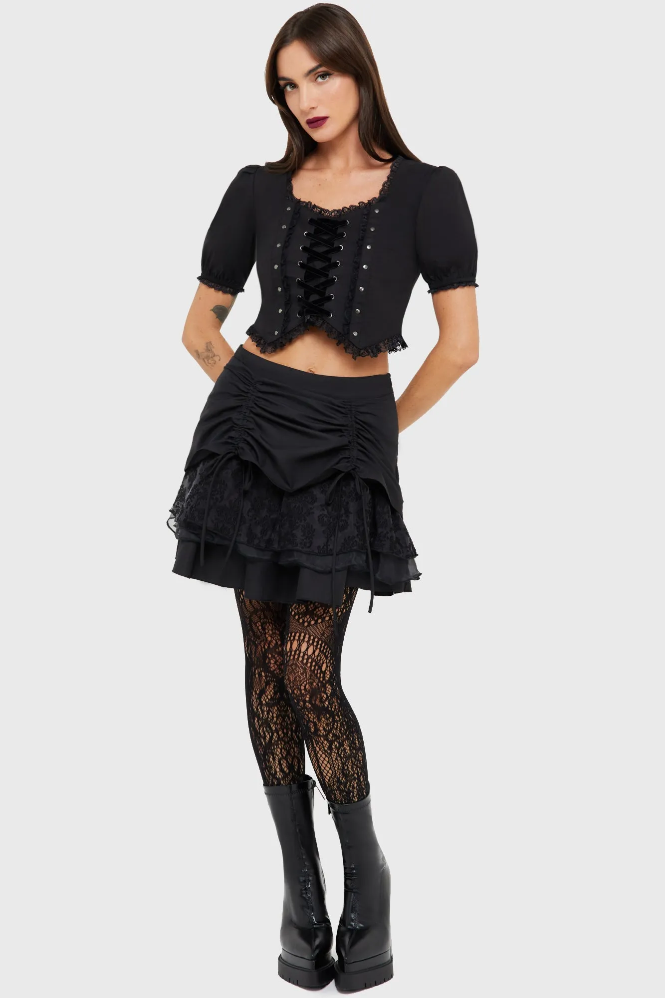 Ethelred Top sold by Killstar product image thumbnail 3