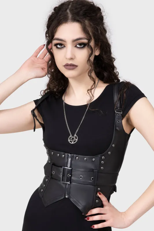 Malapas Underbust Corset Top sold by Killstar