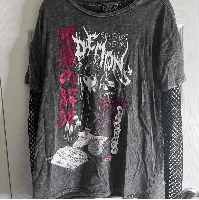 Dark Arts Relaxed Top Resurrect sold by Killstar product image thumbnail 3