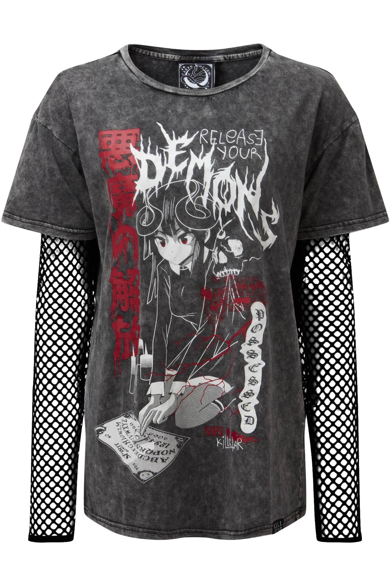 Dark Arts Relaxed Top Resurrect sold by Killstar product image thumbnail 2