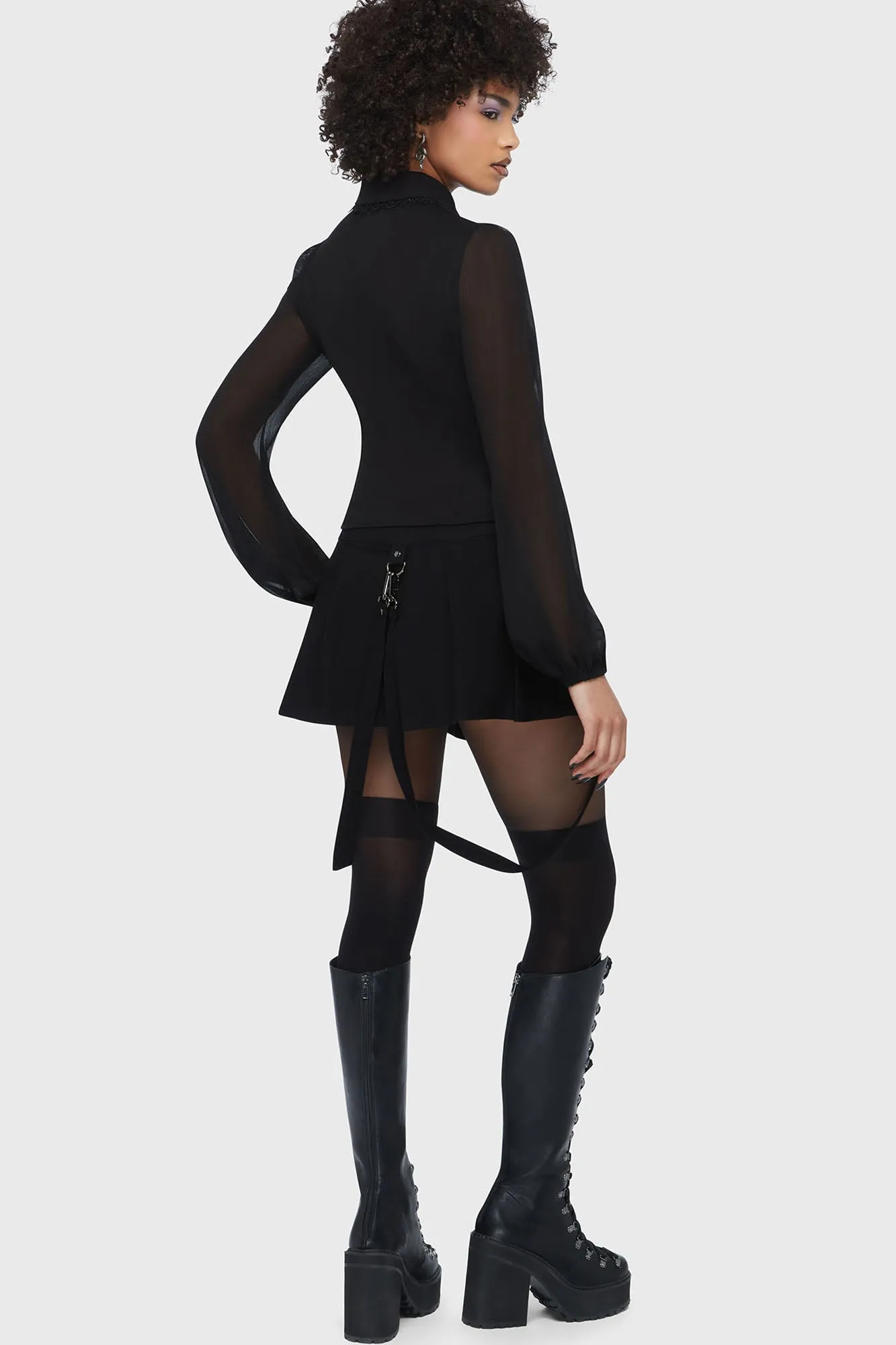 Miss Mourning Shirt sold by Killstar product image thumbnail 5