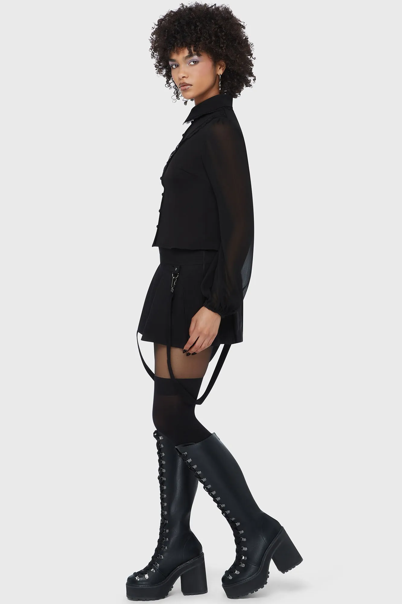 Miss Mourning Shirt sold by Killstar product image thumbnail 4
