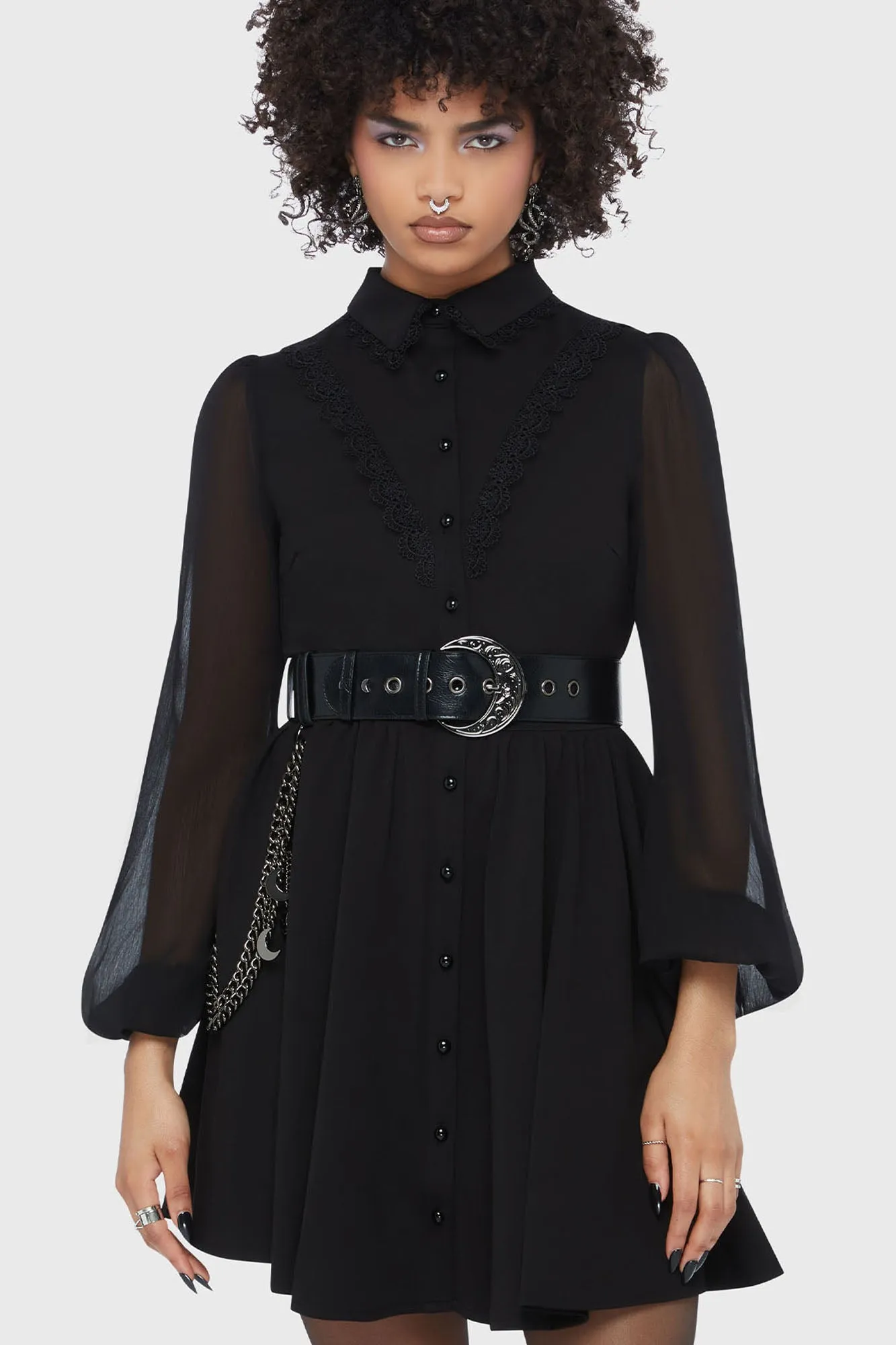 Miss Mourning Mini Dress sold by Killstar