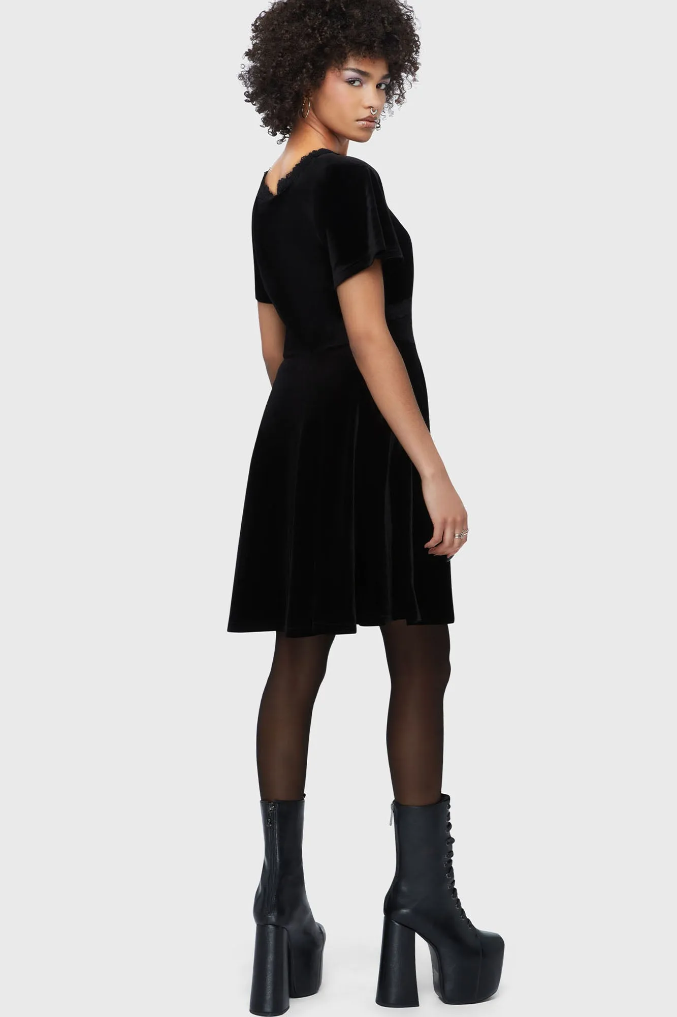 Hour Of Echelia Mini Dress sold by Killstar product image thumbnail 4