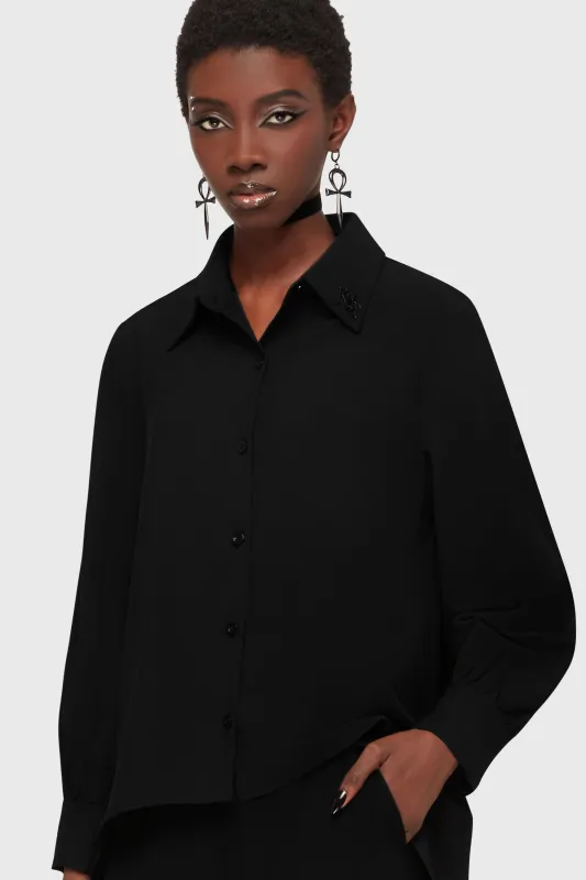 Eriska Shirt [Black] made by Killstar