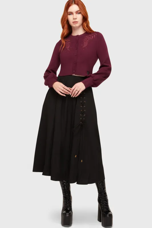 Fern Whisper Cardigan sold by Killstar