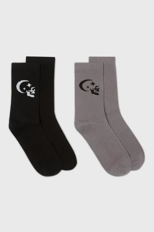 Kihilist 2 Pack Socks made by Killstar