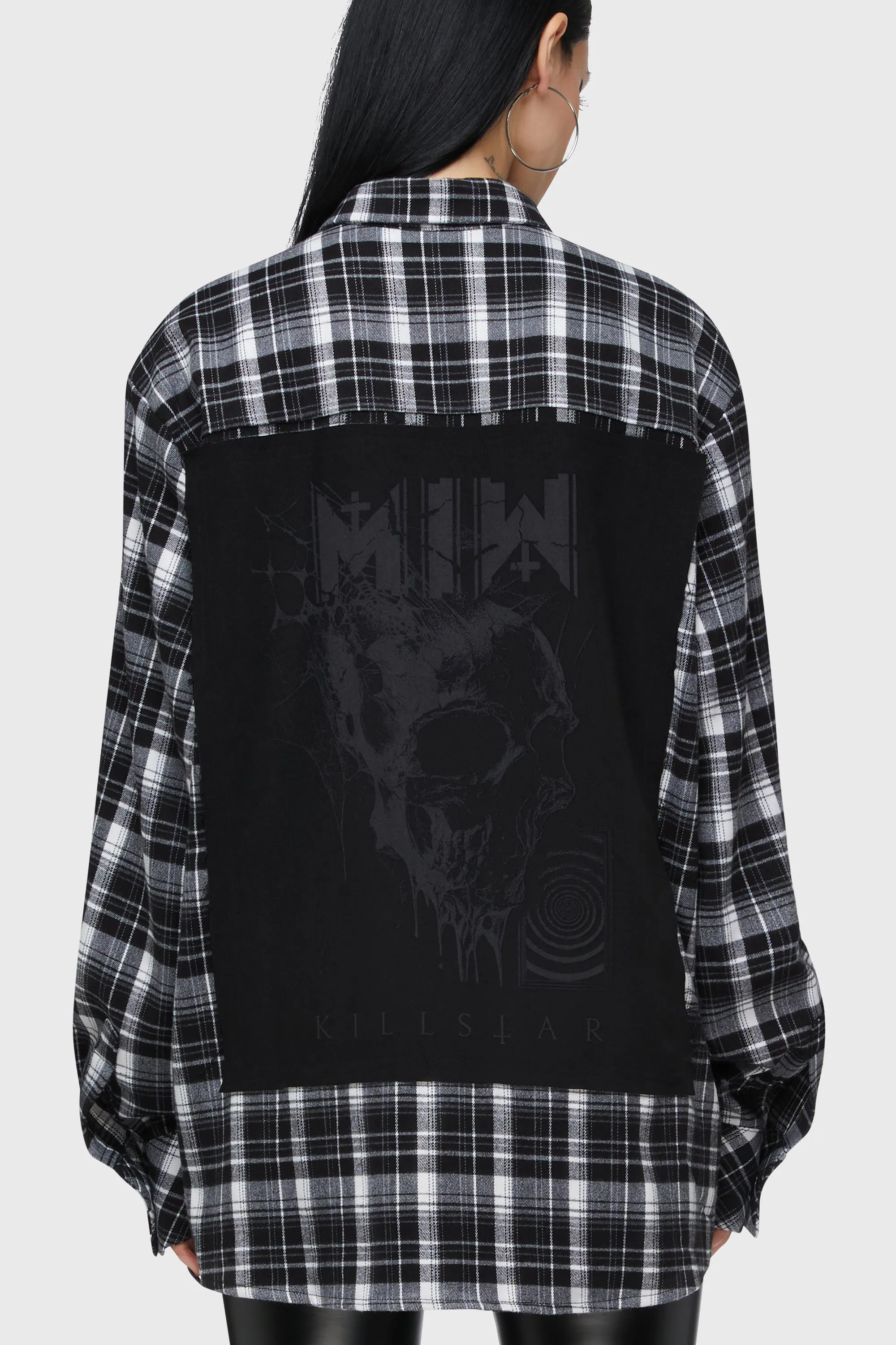 Cause Of Death Flannel Shirt sold by Killstar product image thumbnail 5