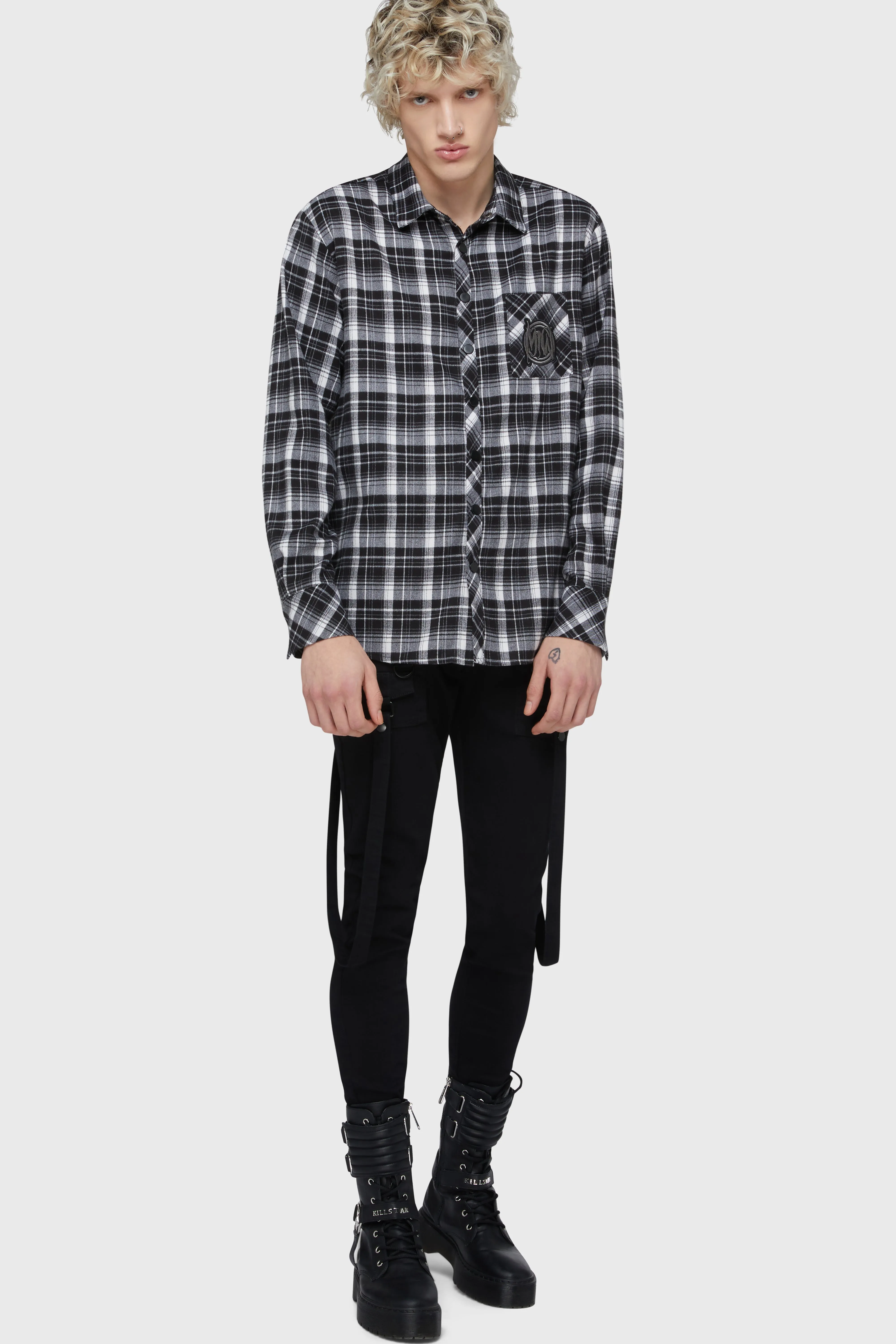 Cause Of Death Flannel Shirt sold by Killstar product image thumbnail 3