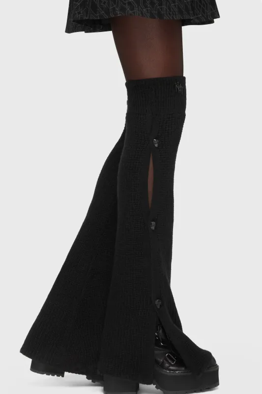 Deadly Visions Leg Warmers made by Killstar