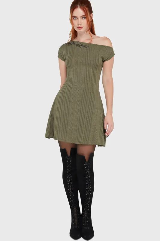 Ethereal Forest Mini Dress sold by Killstar