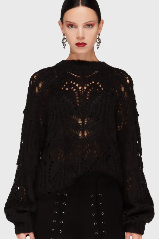 Cottage Moon Sweater sold by Killstar