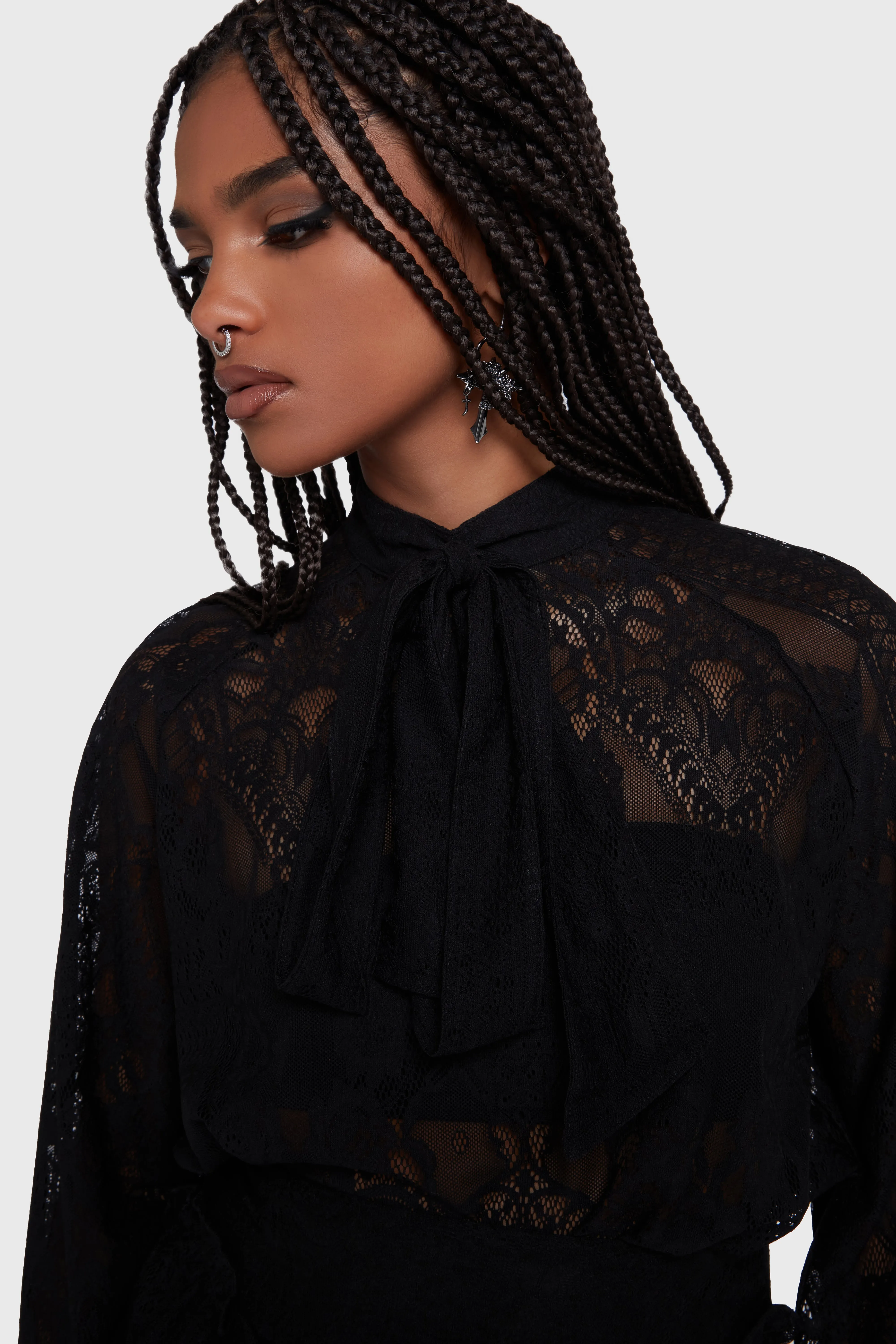 Midnight Dance Blouse sold by Killstar product image thumbnail 3