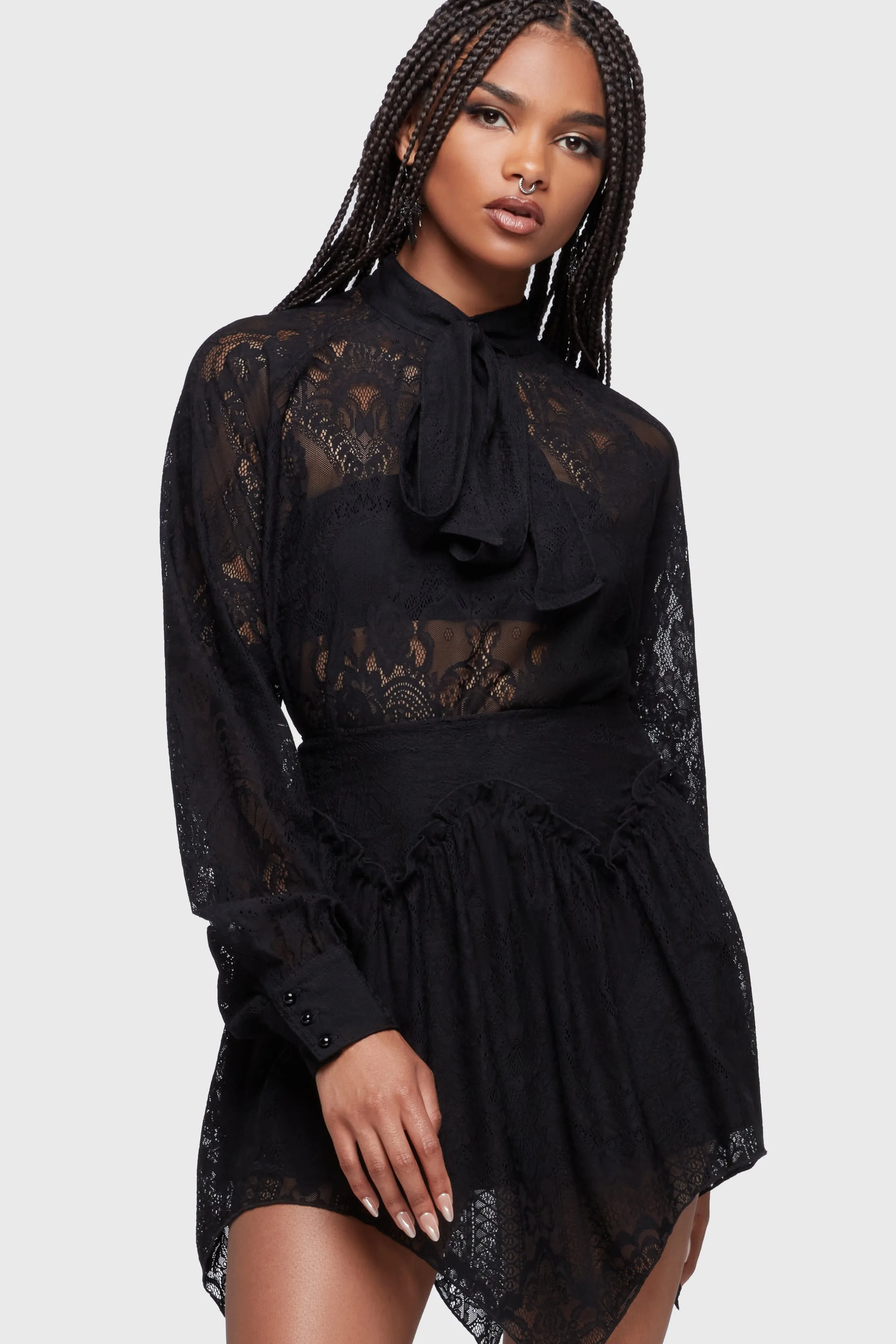 Midnight Dance Blouse sold by Killstar
