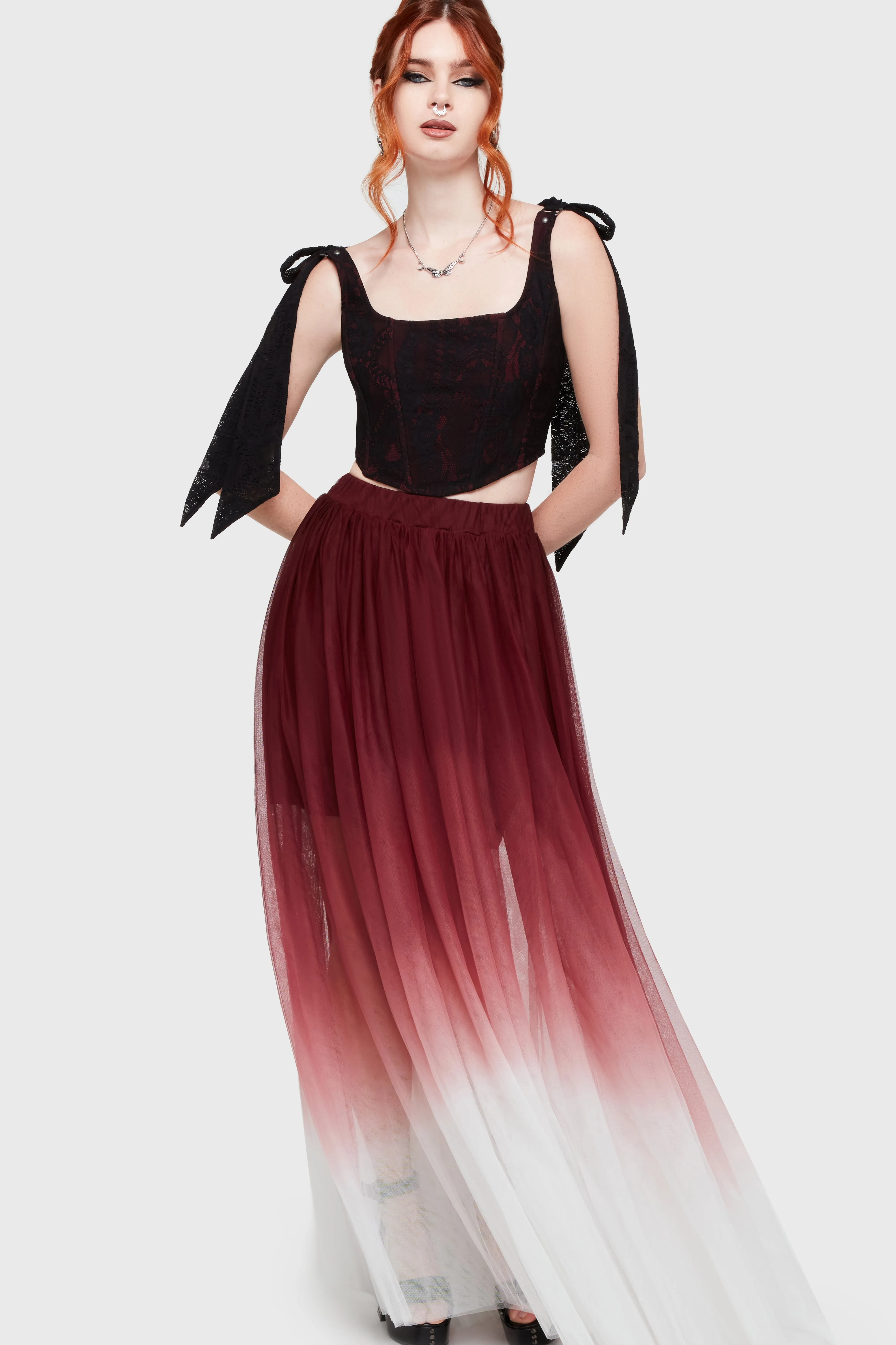 Witchwood Corset sold by Killstar product image thumbnail 3