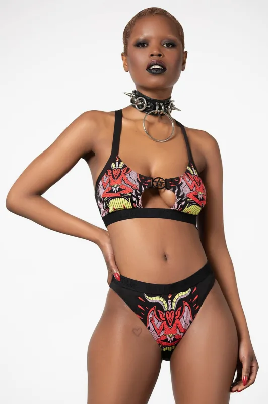 Devil Incarnate Bralet sold by Killstar