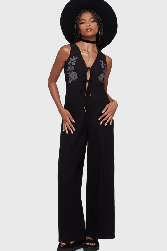 Bloomia Jumpsuit sold by Killstar