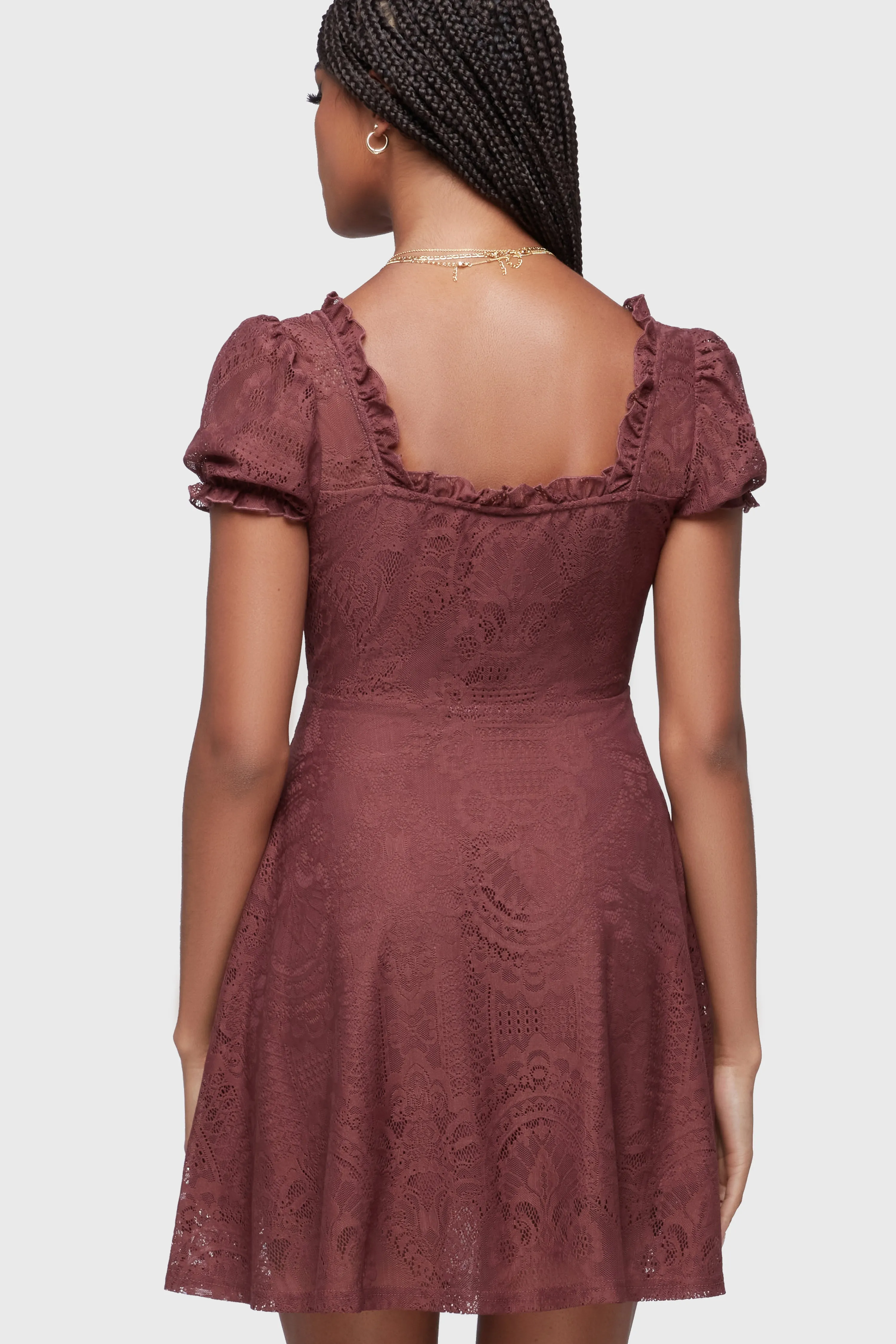 Lilith's Garden Mini Dress sold by Killstar product image thumbnail 3