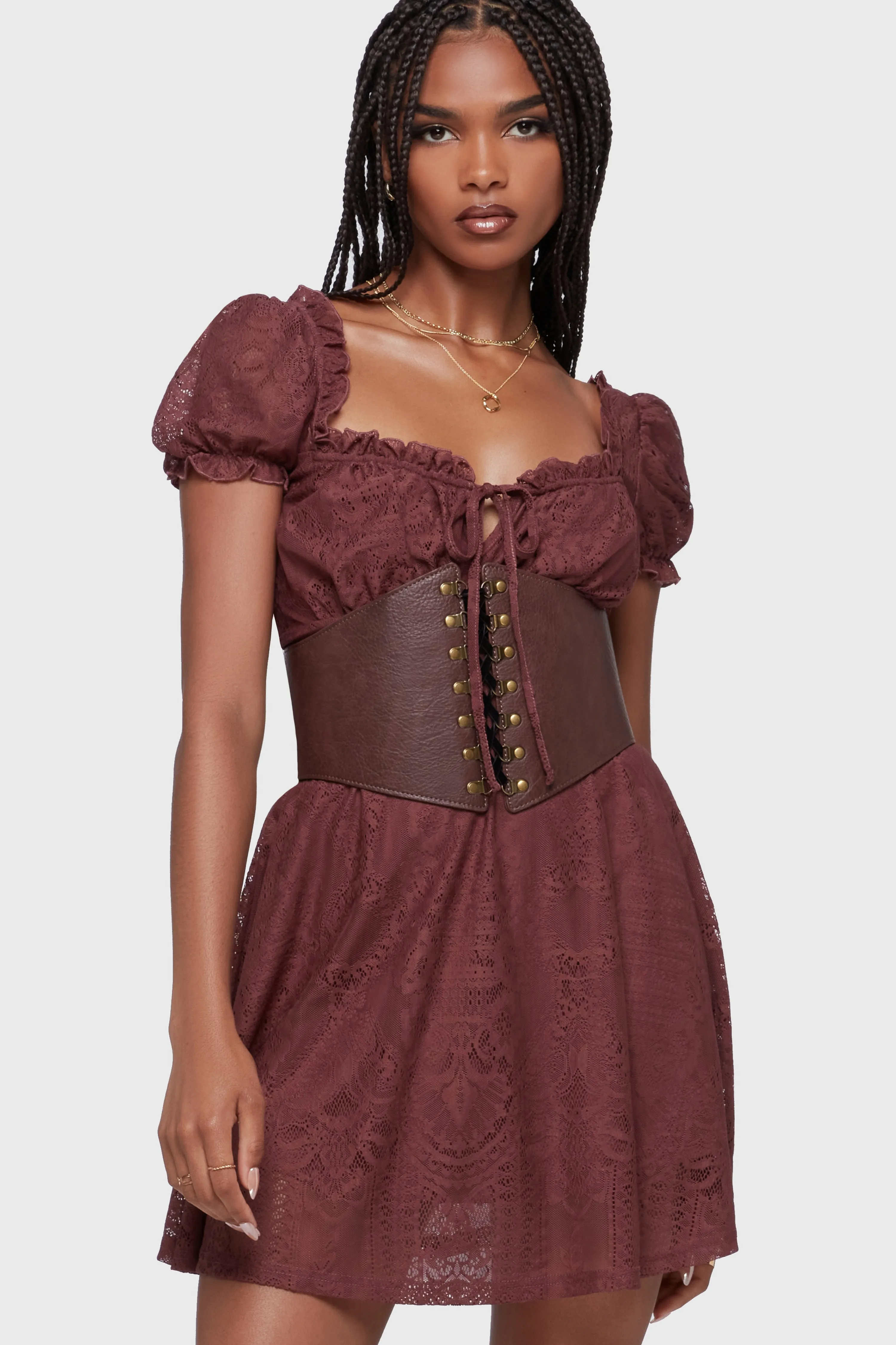 Lilith's Garden Mini Dress sold by Killstar
