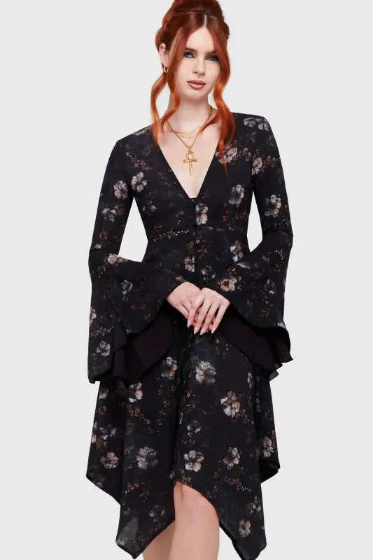Autumna's Night Midi Dress made by Killstar