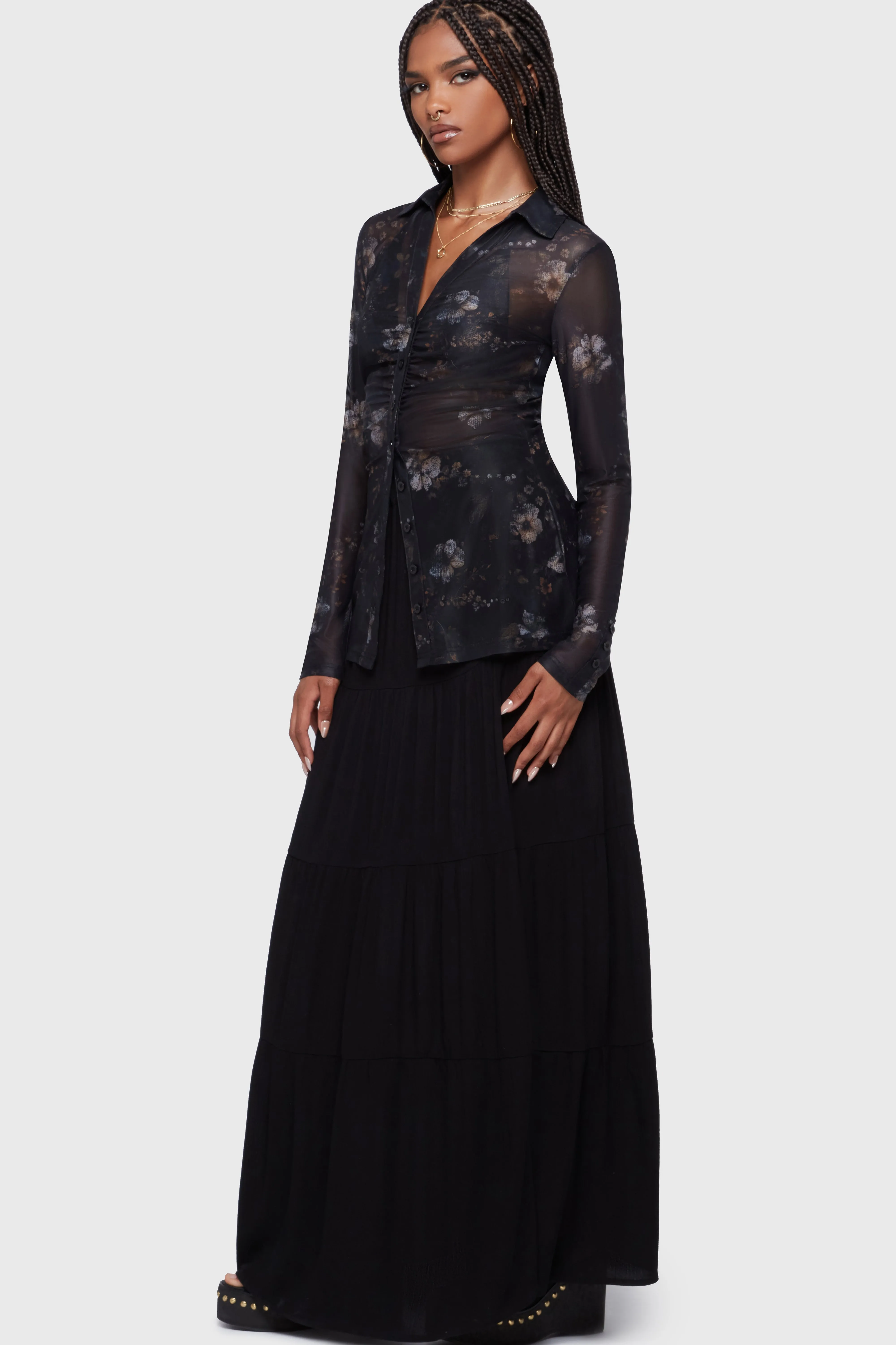 Autumna Shirt sold by Killstar product image thumbnail 4