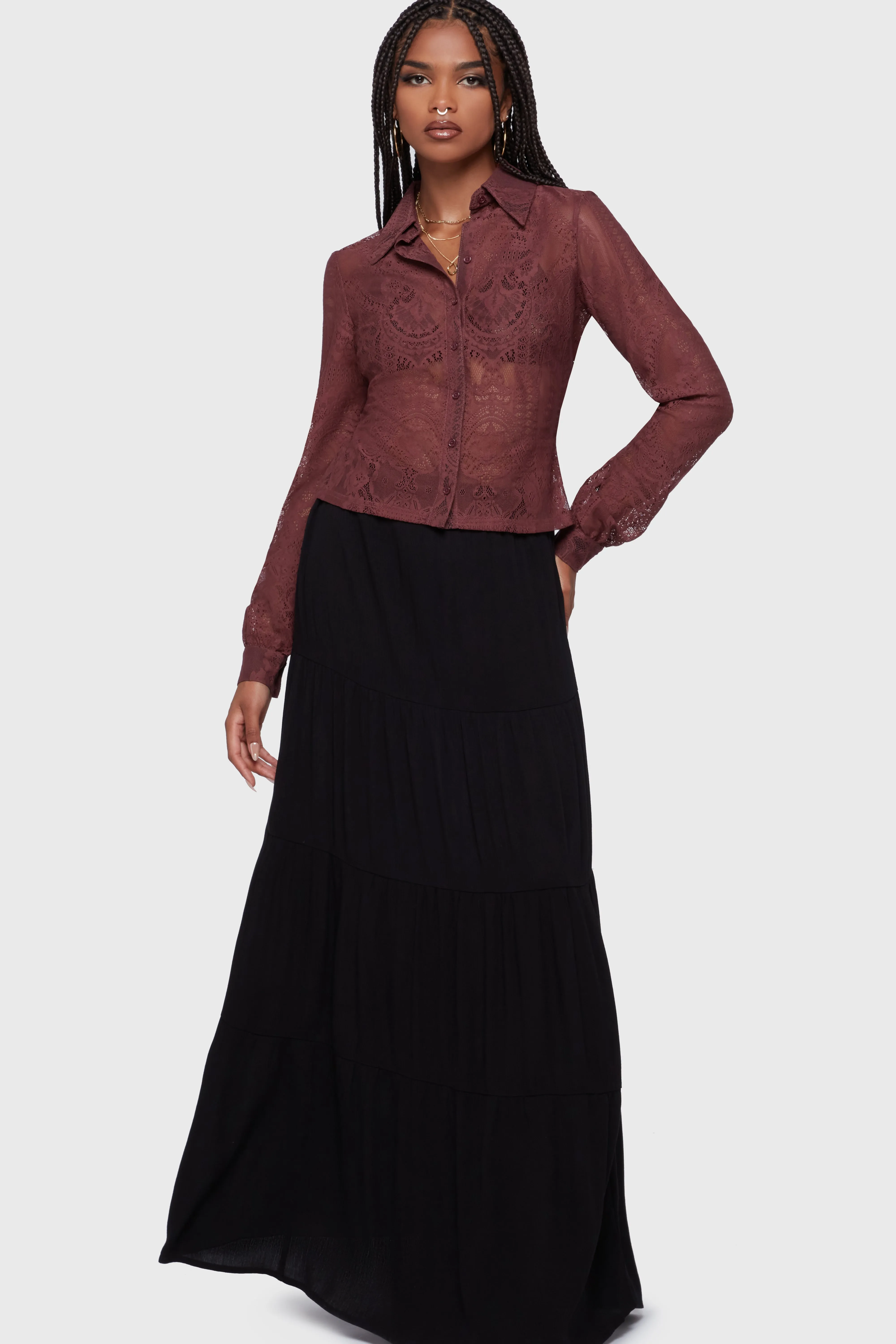 Lilith's Garden Shirt sold by Killstar product image thumbnail 3