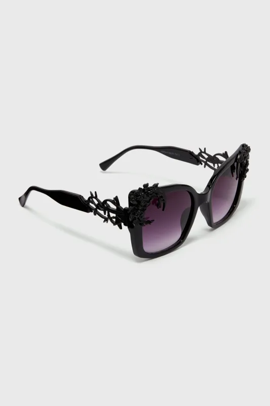 Cursed Cove Sunglasses [Purple/Black] made by Killstar