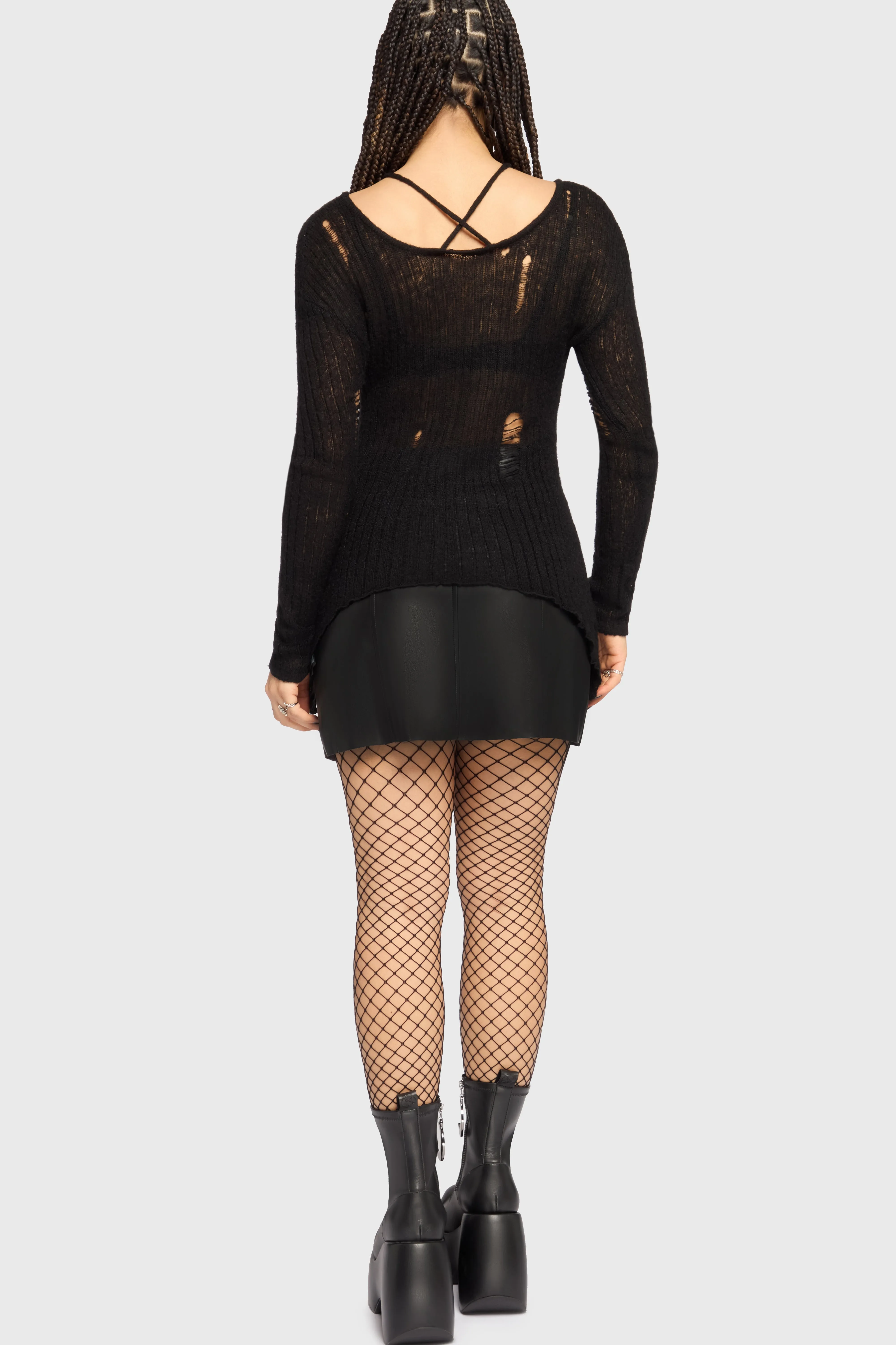 Haunting Echoes Top sold by Killstar product image thumbnail 4