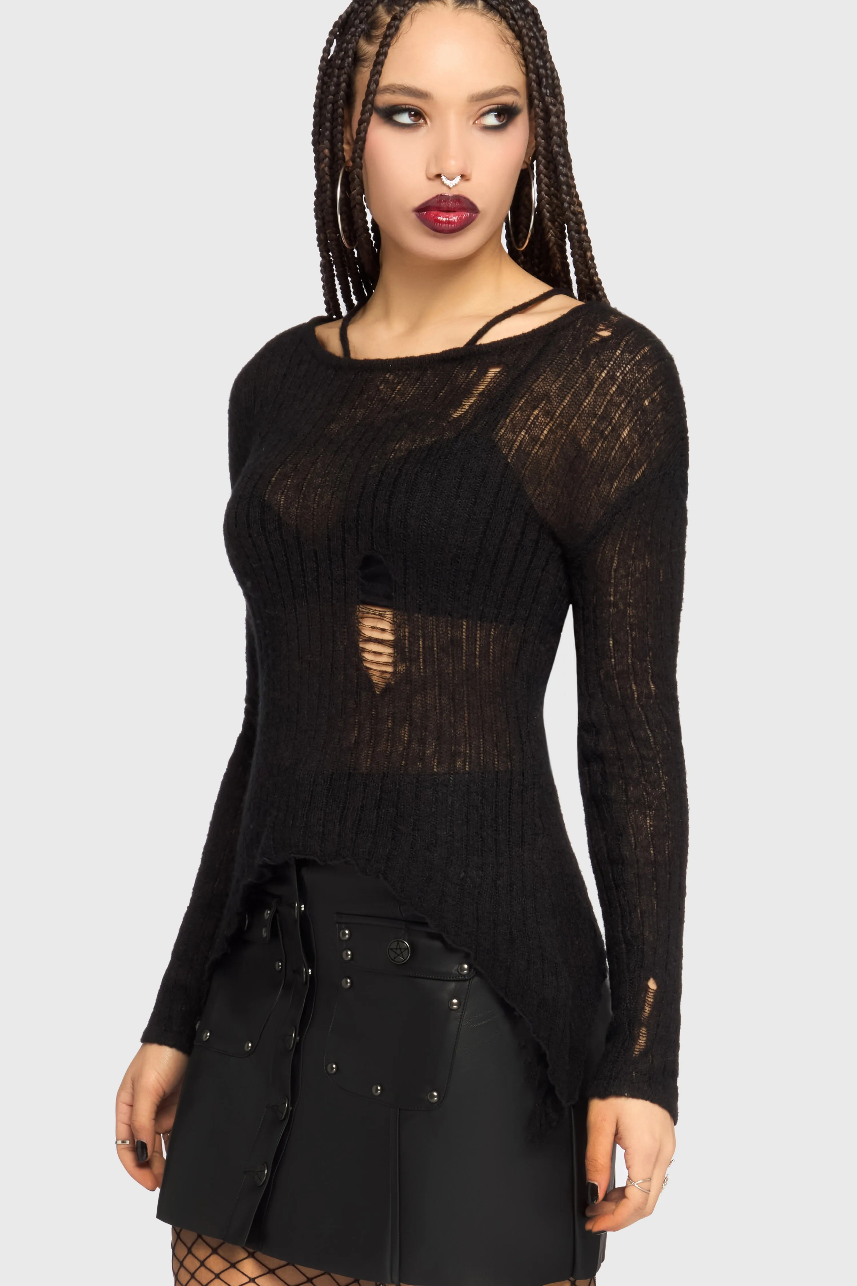 Haunting Echoes Top sold by Killstar product image thumbnail 2