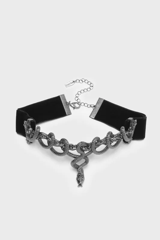 Deadly Coil Choker made by Killstar