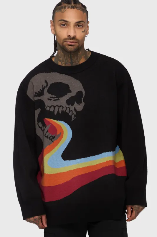 Vntgoth Jacquard Sweater made by Killstar