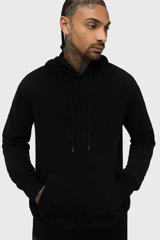 Crypt Threads Embossed Hoodie made by Killstar