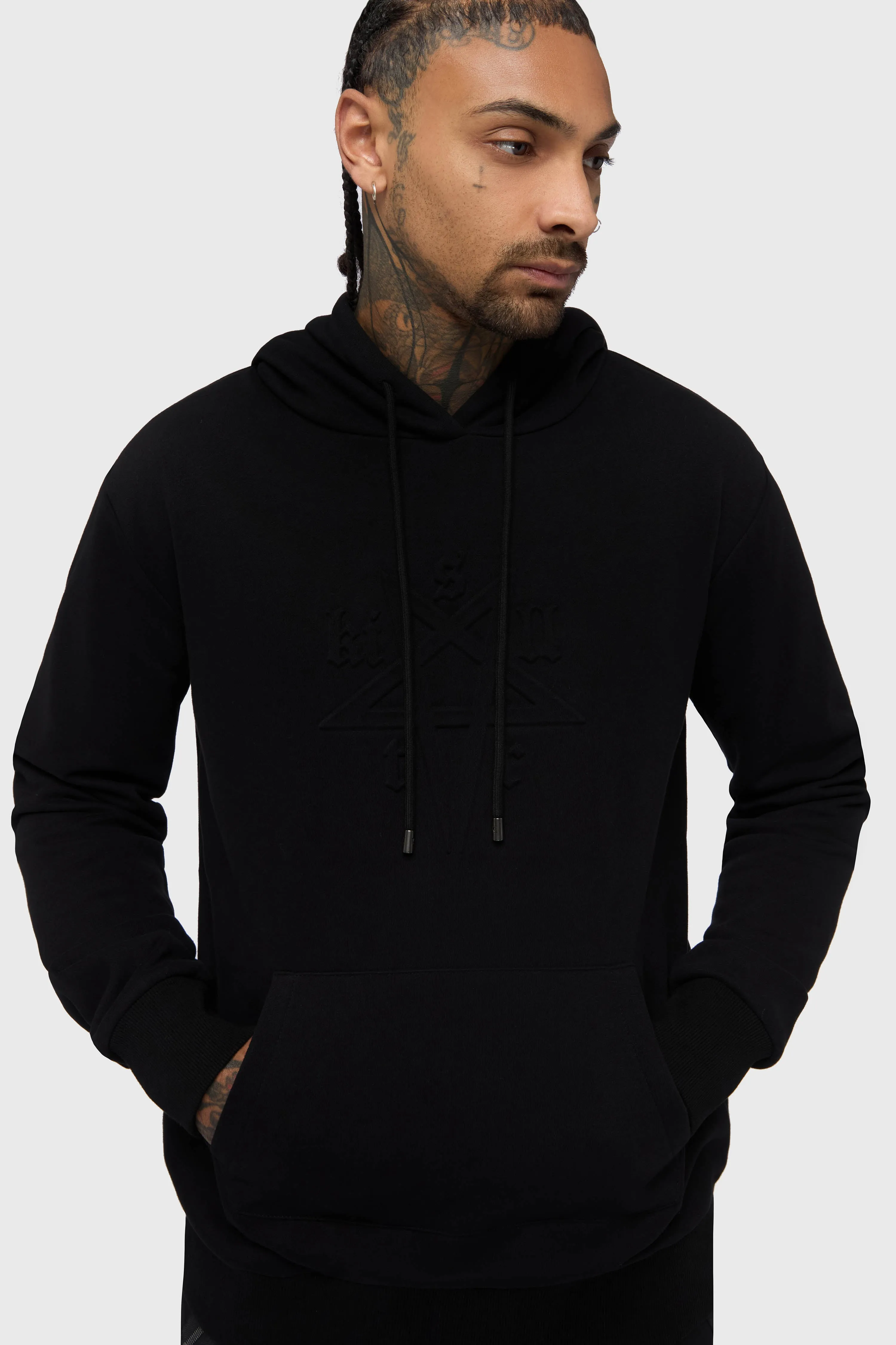 Crypt Threads Embossed Hoodie sold by Killstar